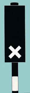 X-Way white cross signal