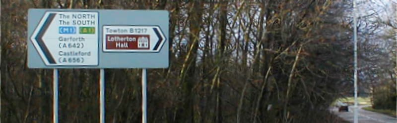 The B1217 is now out of zone again, seen here west of the A1. Click to enlarge