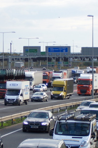 Congestion on the M25